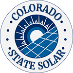 Colorado State Solar logo.